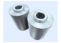 Custom aluminum A5056 parts with oxidized white