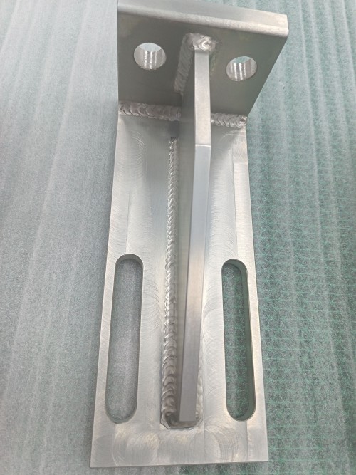 CNC machining with welding processing