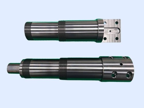 Custom steel part with blackening