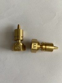 CNC turning machining part with laser engraving